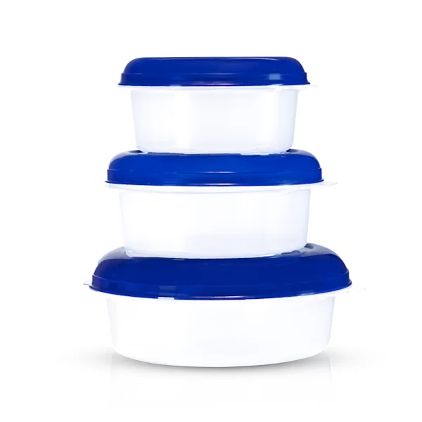 Set de Ensaladeras Transparente con tapa A1